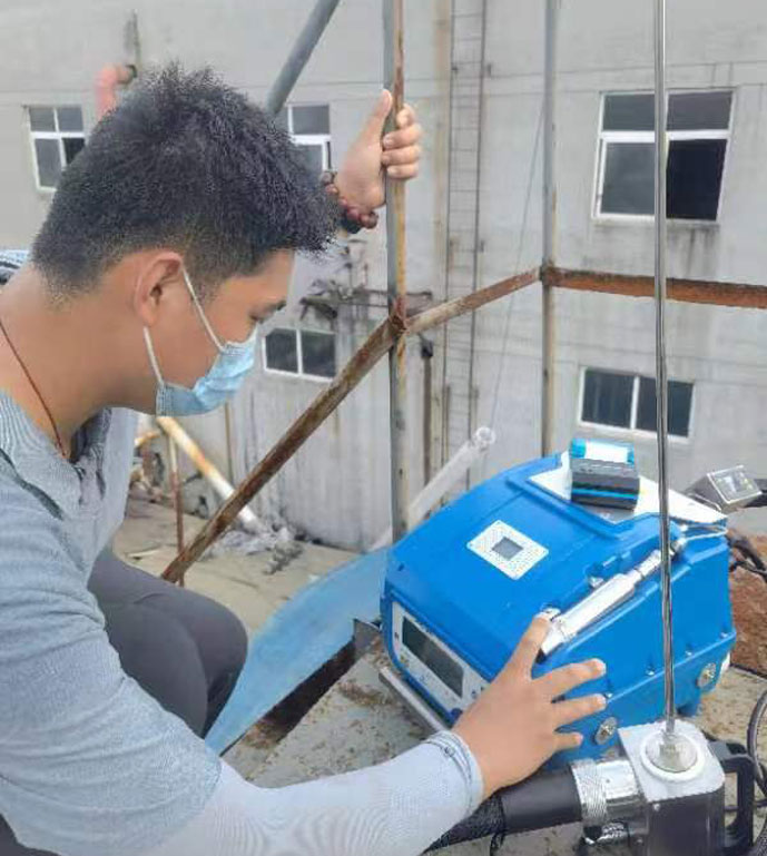 山東潤澤石化有限公司現場測試